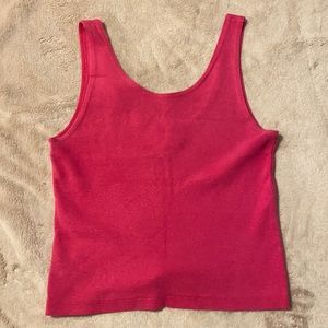 Pink tank top